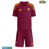 AS Roma Artem Dovbyk #9 Heimtrikotsatz Kinder 2025-26 Kurzarm (+ Kurze Hosen)